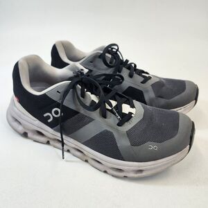 On Cloudrunner Running Shoes Womens Size 9 Eclipse Black Gray 46.98643